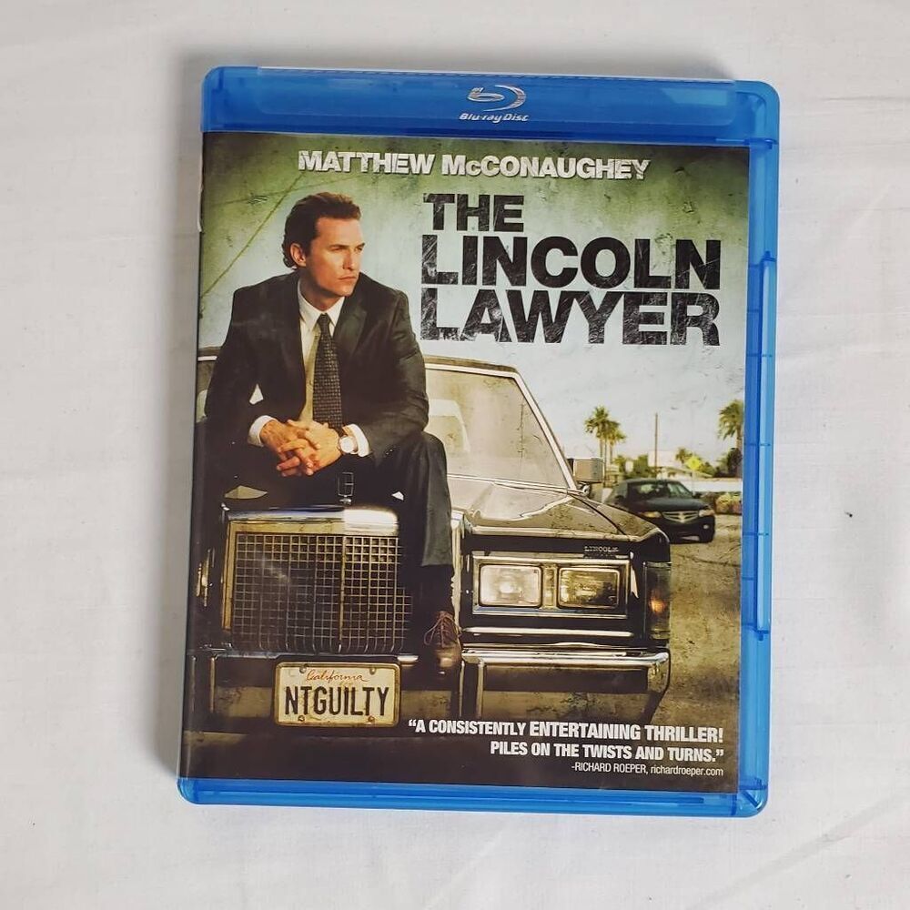 The Lincoln Lawyer (Blu-ray) Matthew McConaughey Legal Crime Thriller